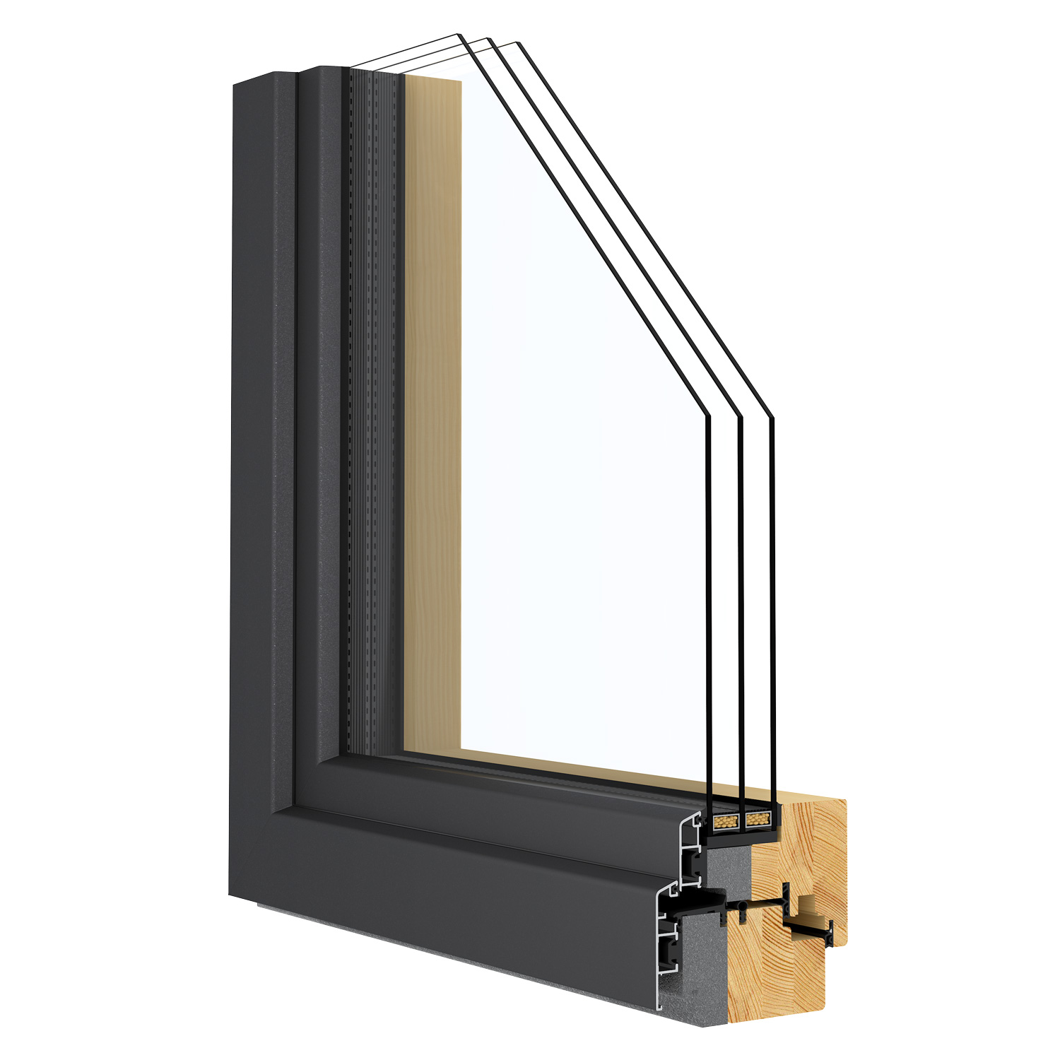 ZNC window cross-section
