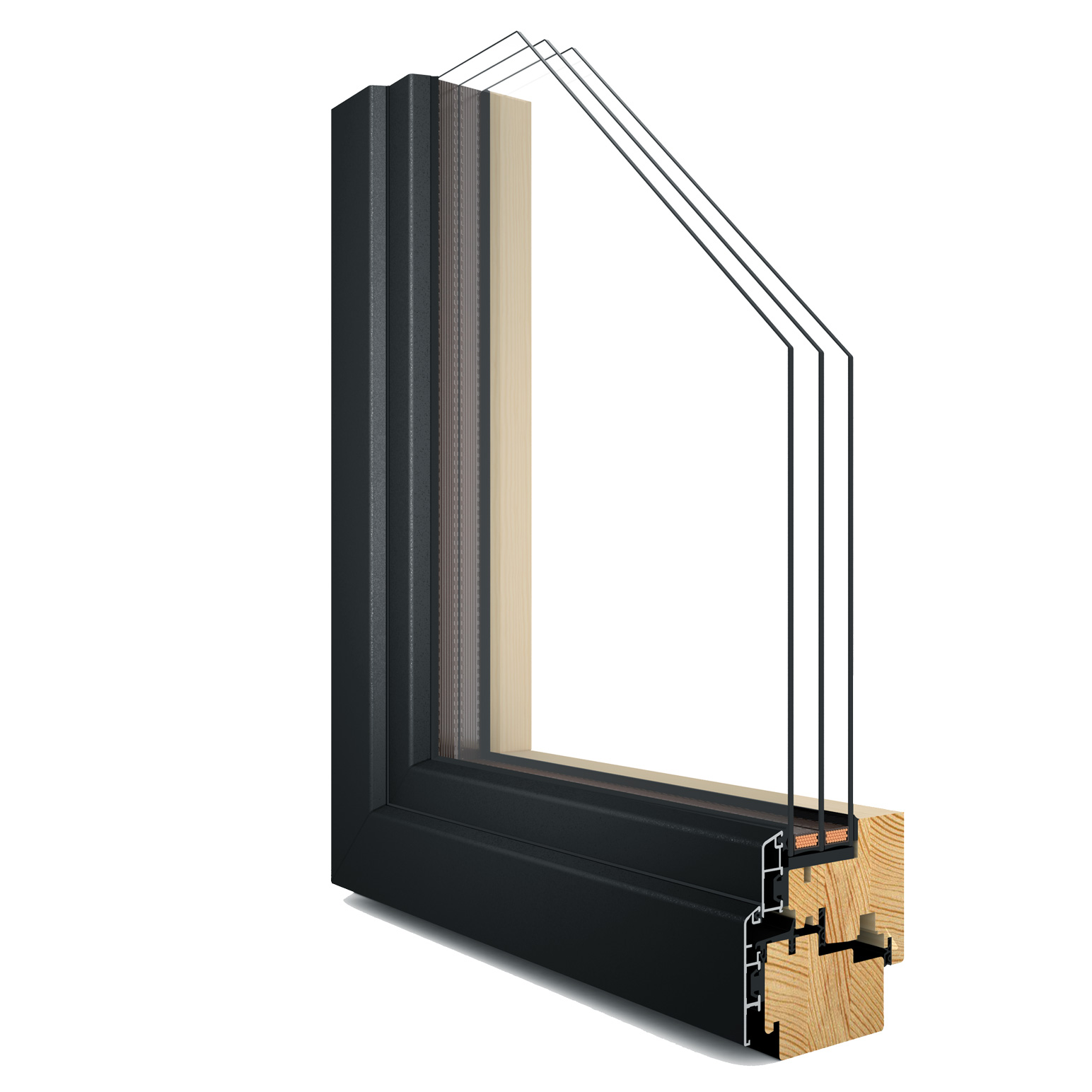 Thermo Clad window cross-section