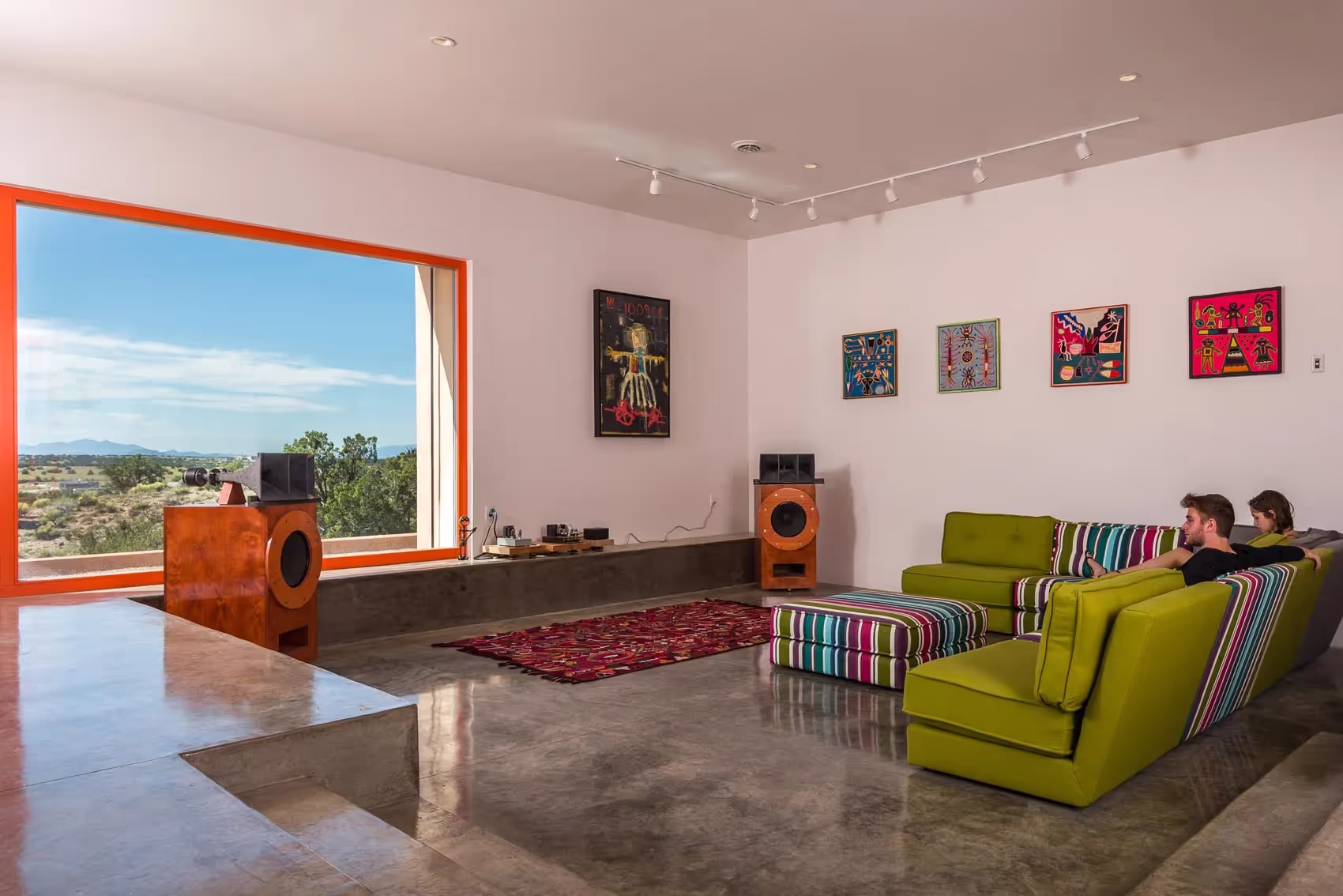 Zola fixed windows in a modern interior