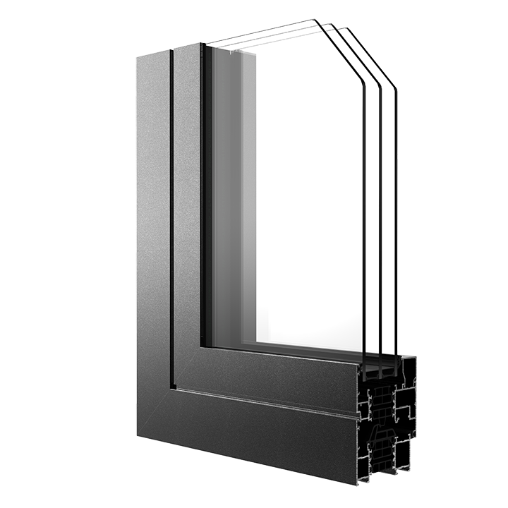 R-7 Zola Thermo Alu75 window rendering