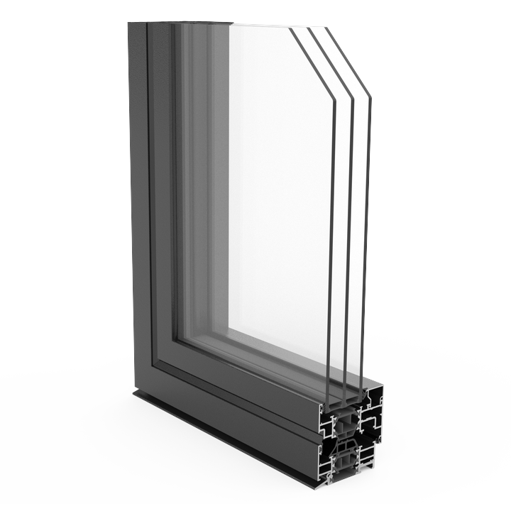 R-7 Zola Thermo Alu SlimLine window rendering
